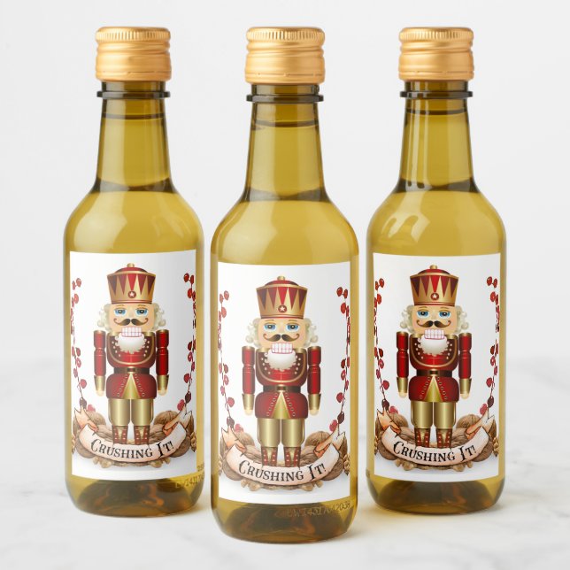 ¡Aplastándolo! Botellas de minivino de Nutcracker (Botellas)