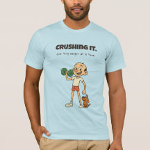 Aplastándolo - Graciosa camiseta Personalizado de