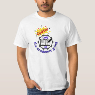 Aplastar la camiseta académica