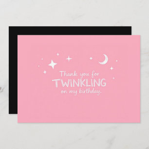 Aplausos Gracias Por Twinkling Mi Tarjeta De Cumpl