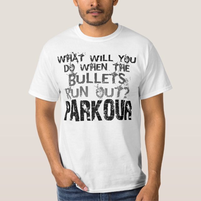 Apocalipsis del ZOMBI - camisa de PARKOUR (Anverso)