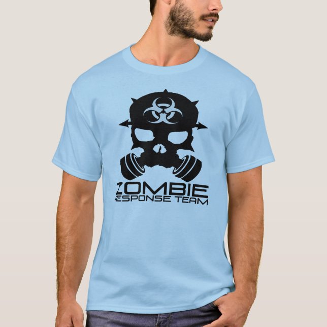 Apocalipsis del zombi - camiseta del equipo de la (Anverso)