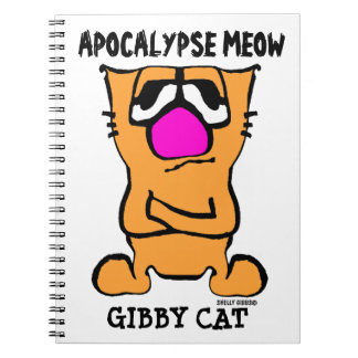 APOCALIPSIS MEOW, divertido cuaderno de Gibby Cat