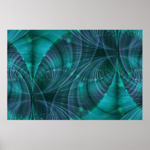 Apófisis Arte Fractal I - azul