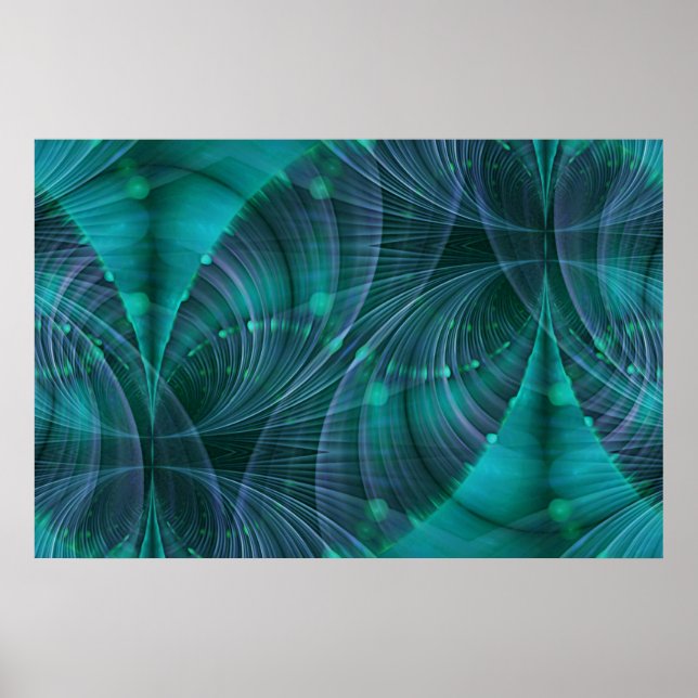 Apófisis Arte Fractal I - azul (Frente)