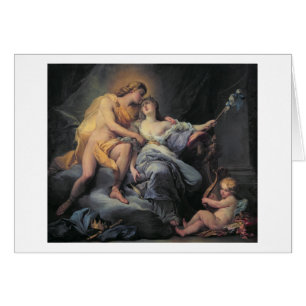 Apolo que acaricia la ninfa Leucothea (aceite en