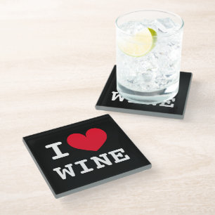 Aporto de vidrio de vino posavasos