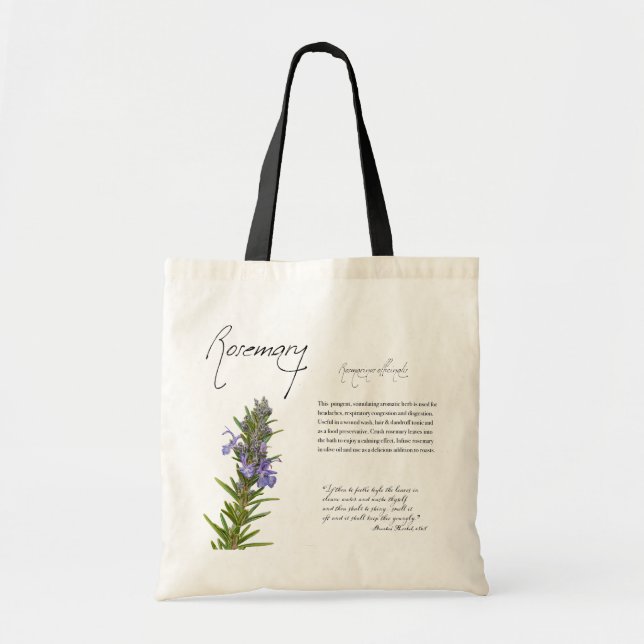Apothecary: Rosemary | Bolsa Botánica de Tote (Frente)