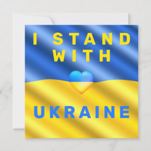 Apoya a Ucrania con tarjetas de bandera ucraniana