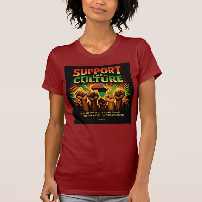 Apoya La Camiseta De La Cultura (Anverso)