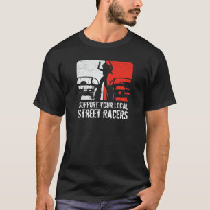 Apoya su camiseta de carreras callejeras locales