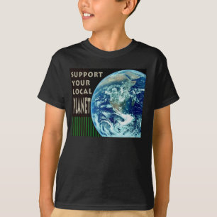 Apoya su camiseta local para niños del planeta