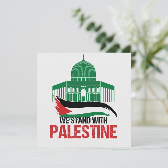 Apoyamos a Palestina (Anverso de pie)