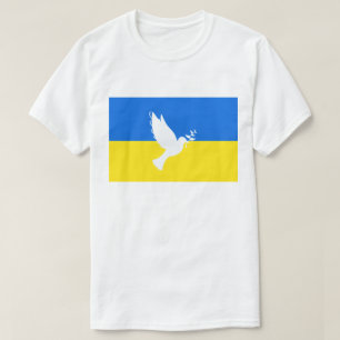 Apoyar a la camiseta de Ucrania "Peace Dove"" de l