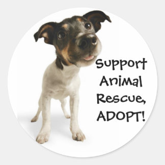 Apoyar a los pegatinas de rescate de animales