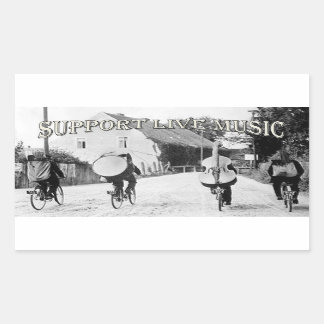 Apoyar al Pegatina de música local en directo