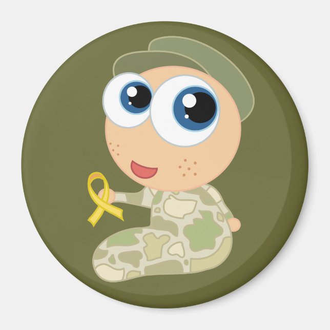 Apoyar el imán de nuestras tropas (Frente)