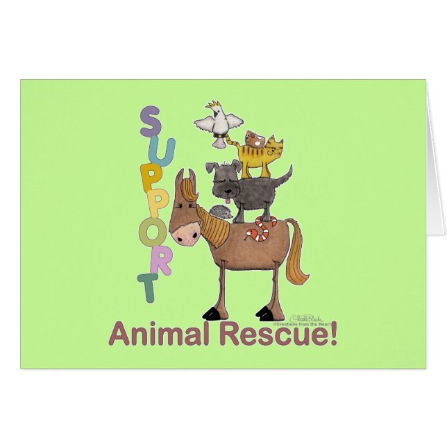 Apoyar el rescate de animales (Anverso (Horizontal))