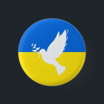 Apoyar la bandera ucraniana del botón de paz de Uc<br><div class="desc">Apoya los Botones de Ucrania - Paz - Bandera Ucraniana - Libertad - Solidaridad - Juntos Fuerte - ¡Victoria de la Libertad! Hagamos del mundo un lugar mejor - ¡todos juntos! Un mundo mejor comienza - depende - ¡los necesita también! Puede transferir a más de 1000 productos Zazzle. Redimensionar y...</div>