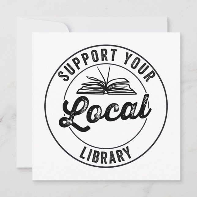 apoyar la biblioteca local (Anverso)