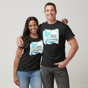 Apoyar la Camisa T-Awareness para el Cáncer de Ova