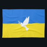 Apoyar la cocina de Ucrania Toalla de Paz<br><div class="desc">Apoyen las toallas de cocina de Ucrania - Paloma de paz - Libertad - Paz - Solidaridad - Bandera ucraniana - Juntos fuertes - ¡Victoria de la libertad! Hagamos del mundo un lugar mejor - ¡todos juntos! Un mundo mejor comienza - depende - ¡los necesita también! Puede transferir a más...</div>