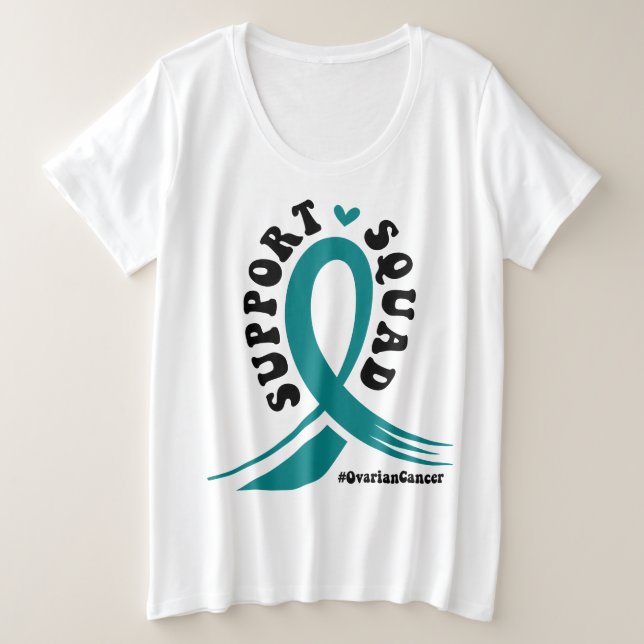 Apoyar la lucha contra el cáncer de ovario Verde a (Anverso del diseño)