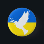 Apoyar la paloma de la paz del botón de Ucrania -<br><div class="desc">Apoya a los Botones de Ucrania - Paloma de la Paz - Bandera Ucraniana - Libertad - Solidaridad - Juntos Fuerte - ¡Victoria de la Libertad! Hagamos del mundo un lugar mejor - ¡todos juntos! Un mundo mejor comienza - depende - ¡los necesita también! Puede transferir a más de 1000...</div>
