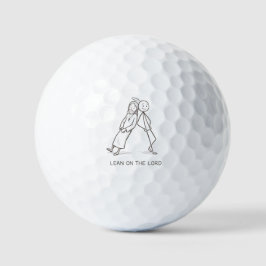 Apóyate en el Señor Stick Figure Pelotas de Golf C