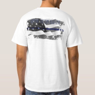 APOYE LA CAMISETA DE LOS HOMBRES FINOS DE BLUE