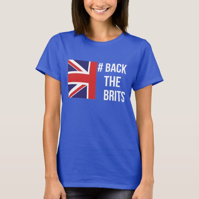 apoye la camiseta del tenis de los británicos (Anverso)