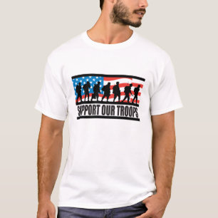 Apoye nuestra camiseta para hombre de las tropas