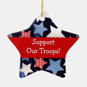 Apoye nuestro ornamento de las tropas