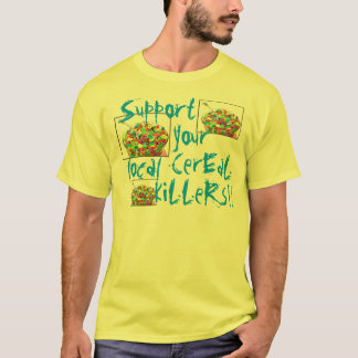 Apoye su camiseta local de los asesinos del cereal