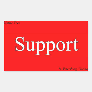 ¡Apoyen a los Pegatinas nativos de St. Pete Tee!