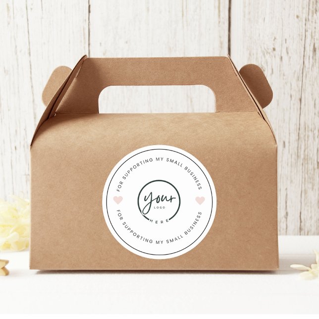 Apoyo a mi pequeña empresa con Pegatina de logotip (Subido por el creador)