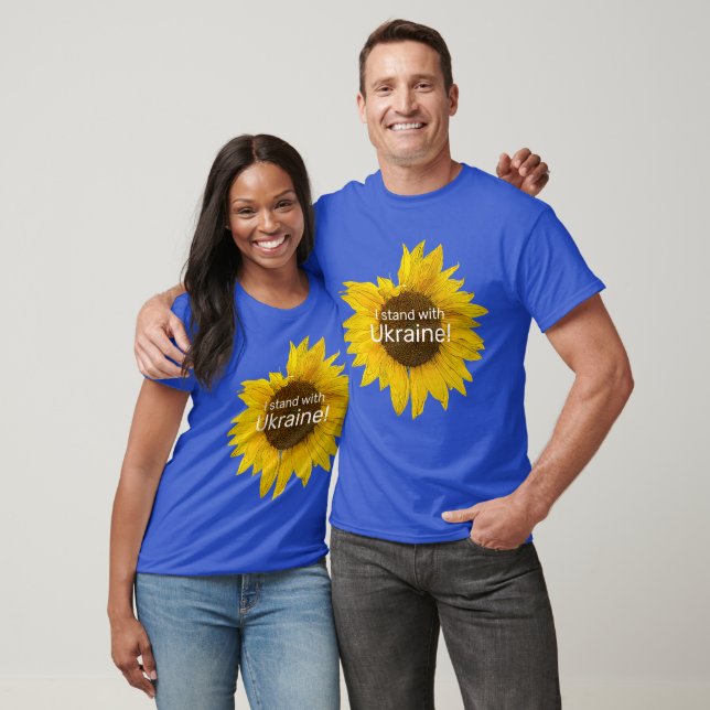 ¡Apoyo a Ucrania! Camiseta de girasol (Unisexo)