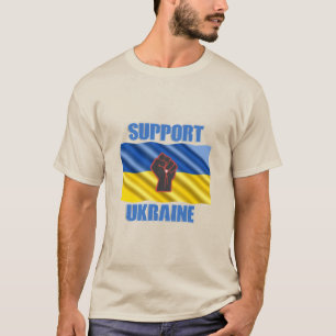 Apoyo a Ucrania - Paz y amor por las camisetas de