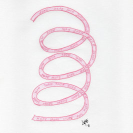 Apoyo al cáncer de mama - Tarjeta eterna Hope Spri