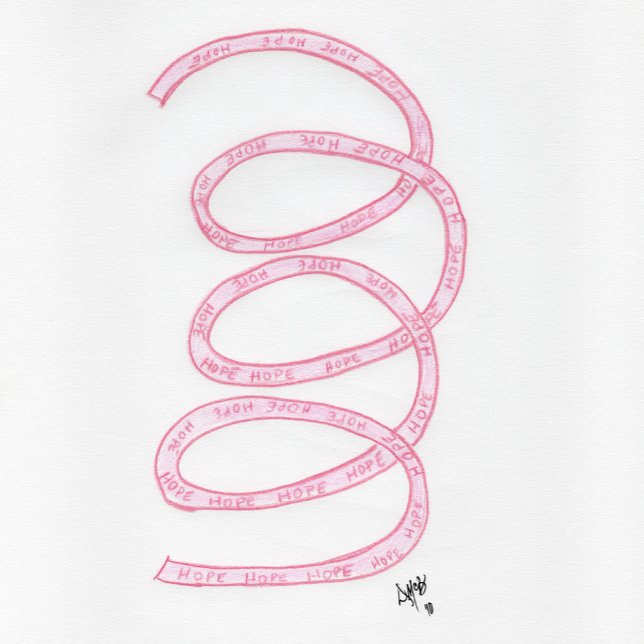 Apoyo al cáncer de mama - Tarjeta eterna Hope Spri (Subido por el creador)