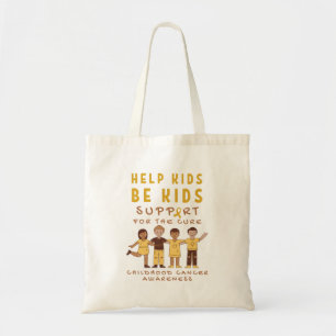 apoyo al cáncer infantil para Totes y bolsas de cu