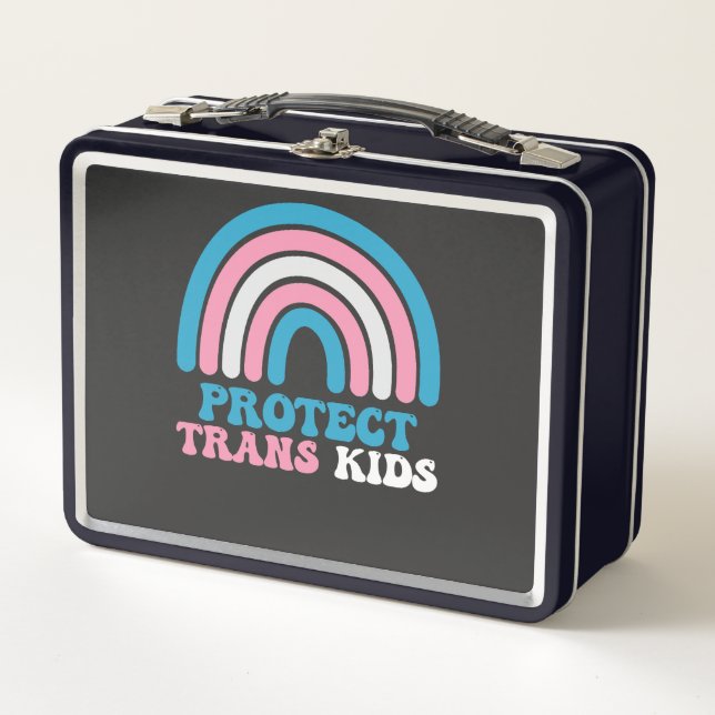 Apoyo al orgullo LGBT Protege a los niños transgén (Anverso)
