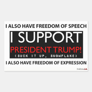 Apoyo al presidente Trump Pegatina