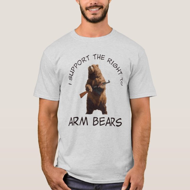 Apoyo el derecho a armar la camiseta de los osos (Anverso)