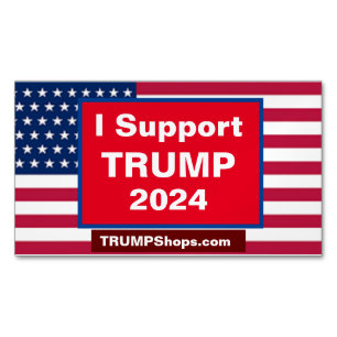 Apoyo el paquete TRUMP 2024 de 25 tarjetas magnét