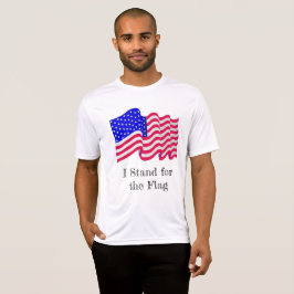Apoyo la camisa de la bandera