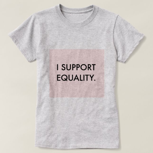 APOYO la camiseta de la IGUALDAD (Diseño del anverso)