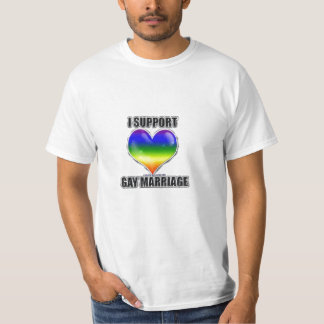 Apoyo la camiseta del matrimonio homosexual