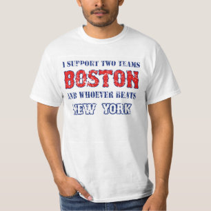 Apoyo la camiseta divertida del béisbol de Boston