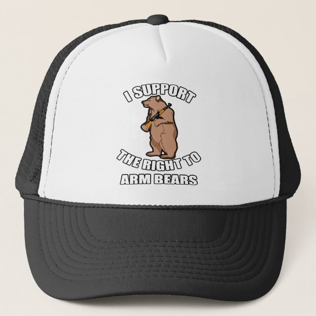 Apoyo la derecha de armar el gorra del camionero (Anverso)